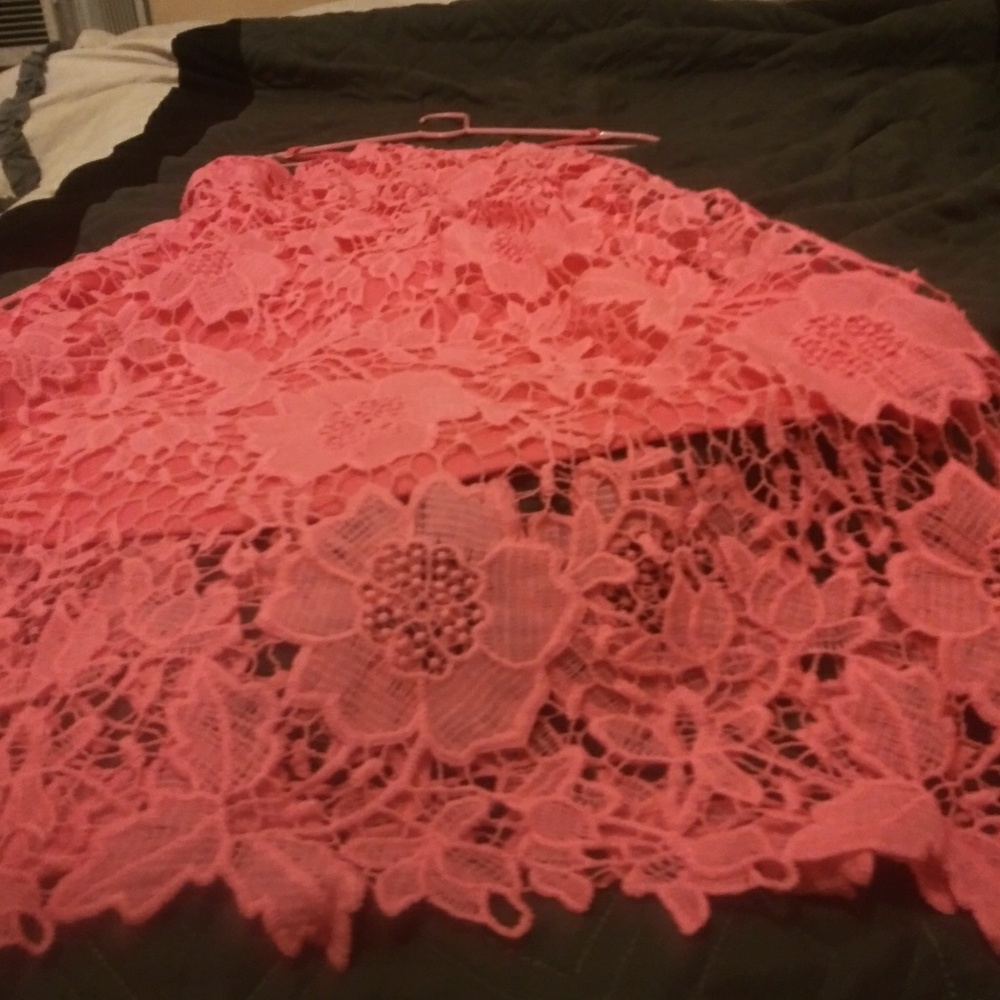 Flirtatious coral dress